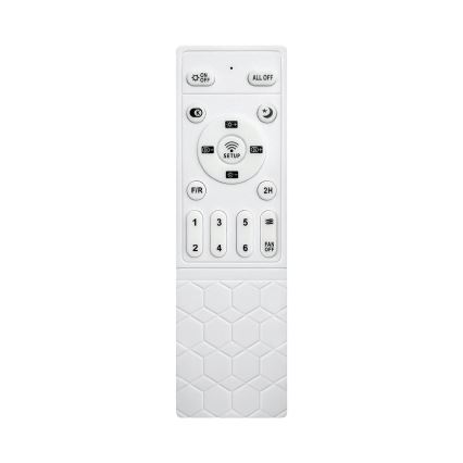 Brilagi - Dimbare LED-plafondventilator LED/34W/230V 3000-6500K Ø 132 cm zwart/bruin + afstandsbediening