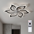Brilagi - Dimbare LED-plafondventilator LED/34W/230V Ø 83 cm zwart + afstandsbediening