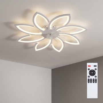 Brilagi - Dimbare LED-plafondventilator LED/43W/230V 3000-6500K Ø 90 cm wit + afstandsbediening