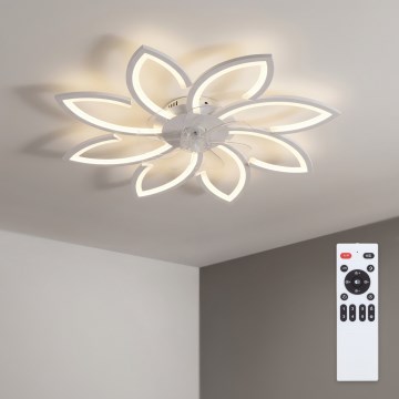 Brilagi - dimbare LED-plafondventilator LED/43W/230V Ø 90 cm wit + afstandsbediening