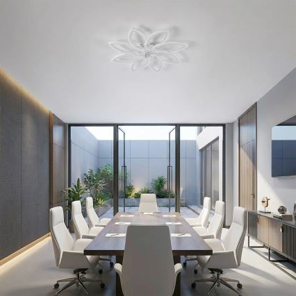 Brilagi - dimbare LED-plafondventilator LED/43W/230V Ø 90 cm wit + afstandsbediening
