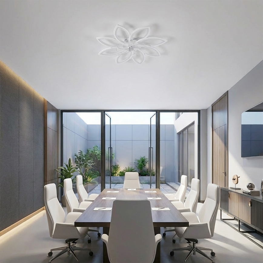 Brilagi - dimbare LED-plafondventilator LED/43W/230V Ø 90 cm wit + afstandsbediening