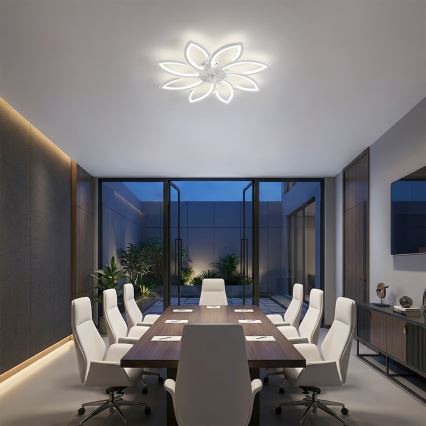 Brilagi - dimbare LED-plafondventilator LED/43W/230V Ø 90 cm wit + afstandsbediening