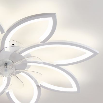 Brilagi - dimbare LED-plafondventilator LED/43W/230V Ø 90 cm wit + afstandsbediening