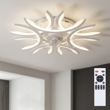 Brilagi - Dimbare LED-plafondventilator LED/70W/230V Ø 76 cm wit + afstandsbediening