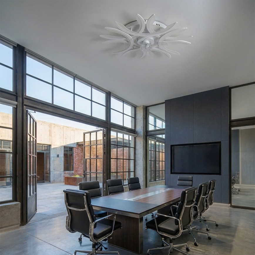 Brilagi - Dimbare LED-plafondventilator LED/70W/230V Ø 76 cm wit + afstandsbediening