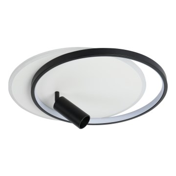 Brilagi - Dimbare LED-plafonnière UNITY LED/48W/230V + 1xGU10/3W 3000-6000K 39x45 cm wit/zwart + afstandsbediening