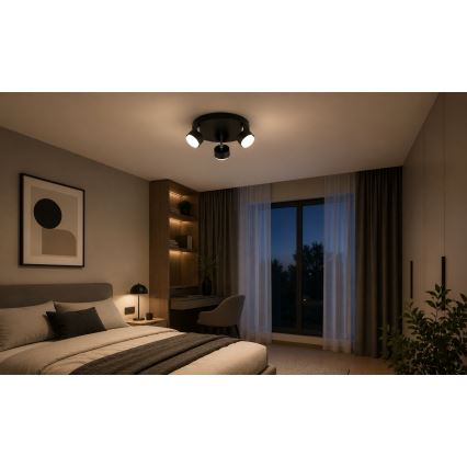 Brilagi - LED RGB+CCT dimbare spot MONO 3xGX53/14W/230V 2700-6500K Wi-Fi Tuya zwart