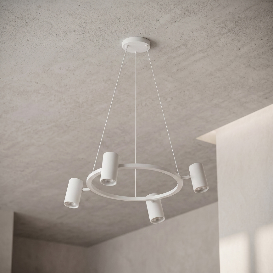 Brilagi - LED RGBW dimbare hanglamp aan kabel SELE 4xGU10/6,5W/230V 2700-6500K wit