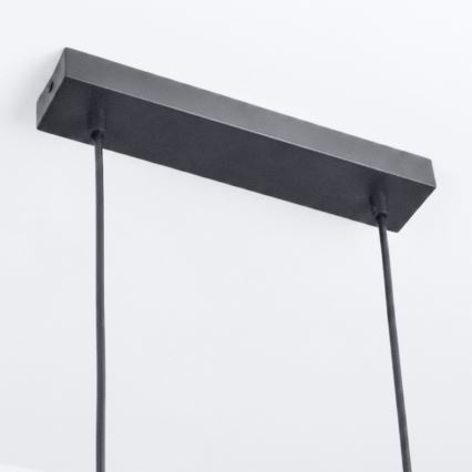 Brilagi - LED RGBW dimbare hanglamp aan kabel SELE 6xGU10/6,5W/230V 2700-6500K zwart + afstandsbediening