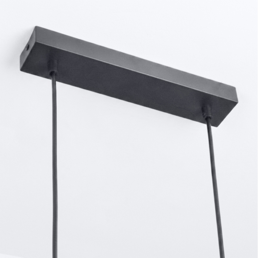 Brilagi - LED RGBW dimbare hanglamp aan kabel SELE 6xGU10/6,5W/230V 2700-6500K zwart + afstandsbediening