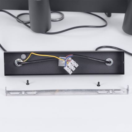 Brilagi - LED RGBW dimbare hanglamp aan kabel SELE 6xGU10/6,5W/230V 2700-6500K zwart + afstandsbediening
