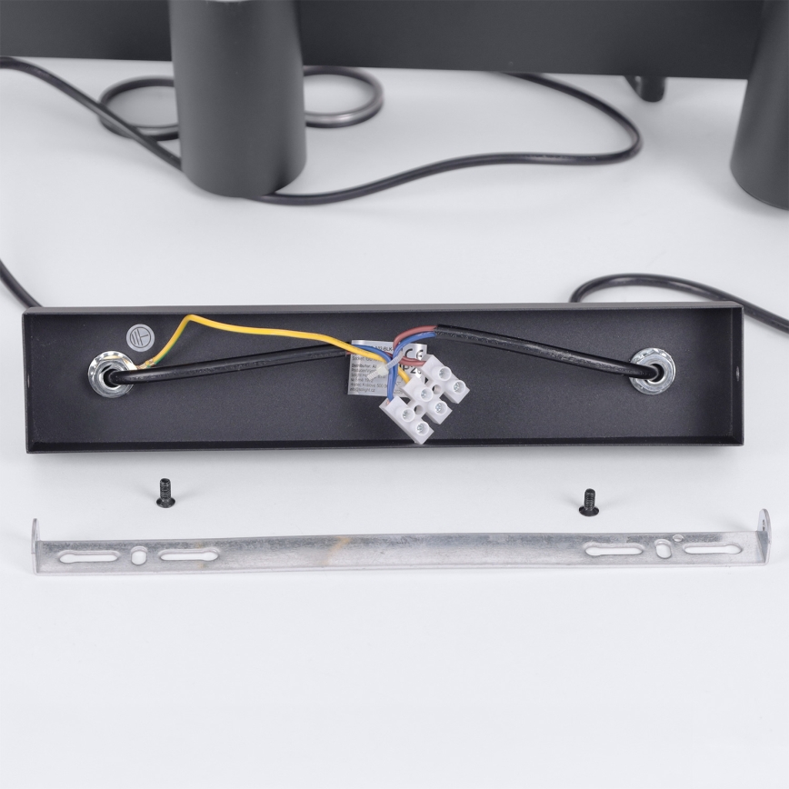 Brilagi - LED RGBW dimbare hanglamp aan kabel SELE 6xGU10/6,5W/230V 2700-6500K zwart + afstandsbediening