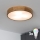 Brilagi - dimbare LED RGBW plafondlamp CARVALHO 3xE27/9W/230V 2700–6500K Wi-Fi, eiken Ø 47,5 cm