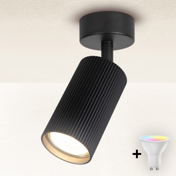 Brilagi - dimbare LED RGBW-spot SELE MODERN 1xGU10/6,5W/230V 2700-6500K Wi-Fi zwart