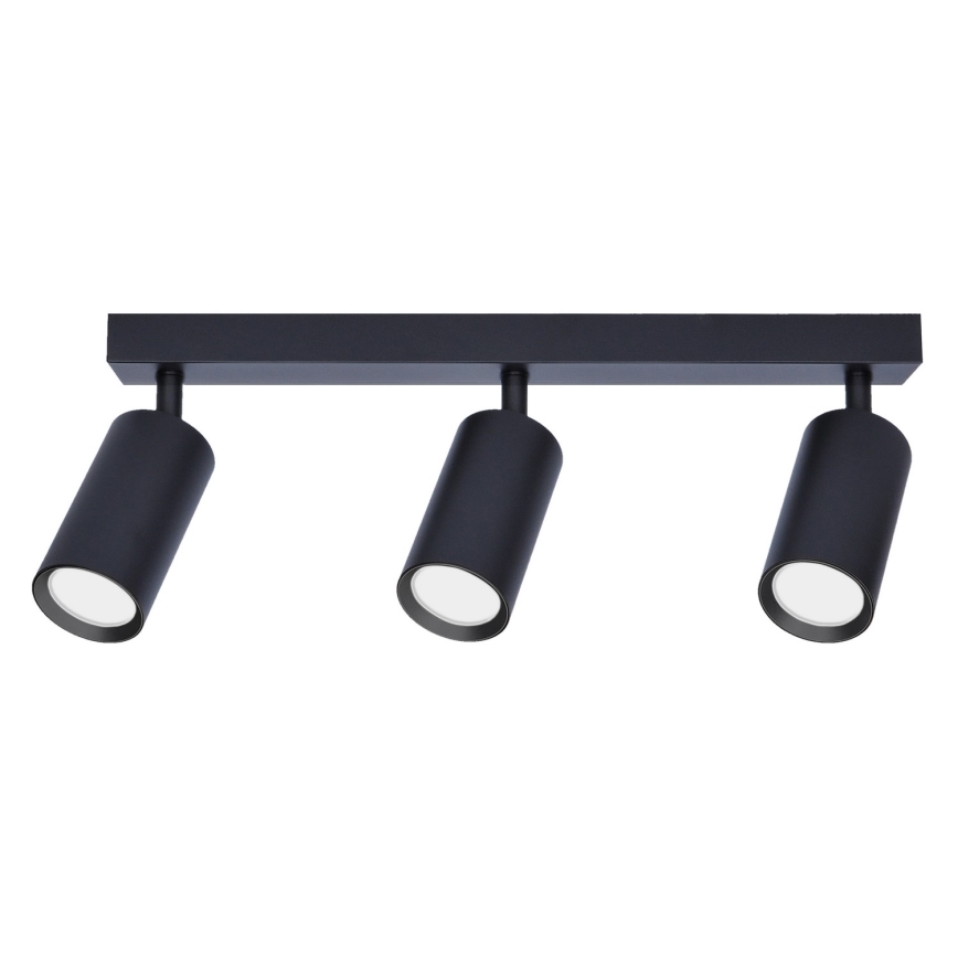 Brilagi - LED RGBW dimbare spot SELE 3x GU10/4,8W/230V 3000K zwart + afstandsbediening