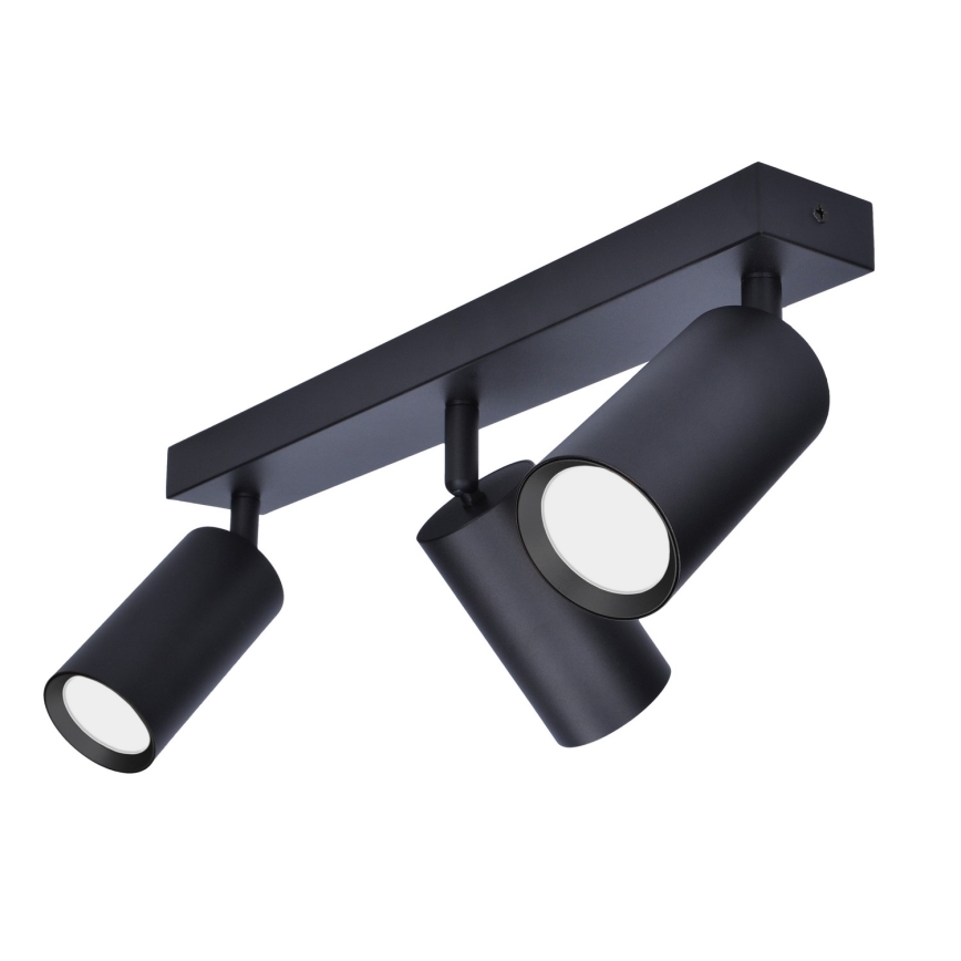 Brilagi - LED RGBW dimbare spot SELE 3x GU10/4,8W/230V 3000K zwart + afstandsbediening