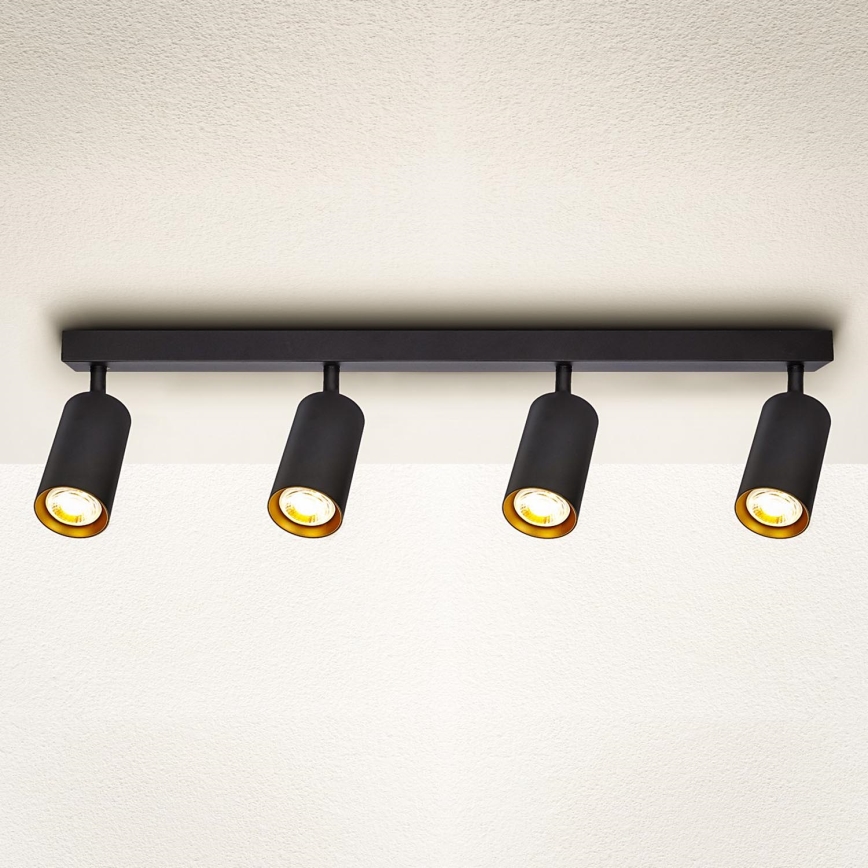 Brilagi - Dimbare LED-spot SELE 4xGU10/6,5W/230V 2700-6500K zwart/goud