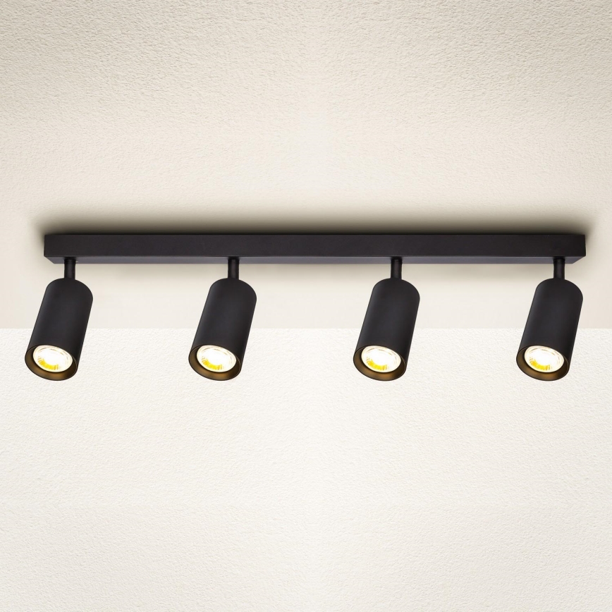 Brilagi - Dimbare LED-spotarmatuur SELE 4xGU10/6,5W/230V 2700-6500K zwart