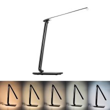 Brilagi - Dimbare LED Tafel Lamp met USB verbinding LED/12W/230V zwart