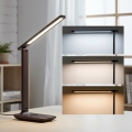 Brilagi - Dimbare LED-tafellamp MODO LED/7W/230V 3000/4000/6500K bruin