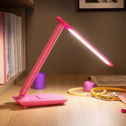 Brilagi - Dimbare LED tafellamp MODO LED/7W/230V 3000/4000/6500K roze
