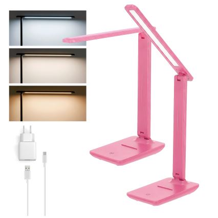 Brilagi - Dimbare LED tafellamp MODO LED/7W/230V 3000/4000/6500K roze