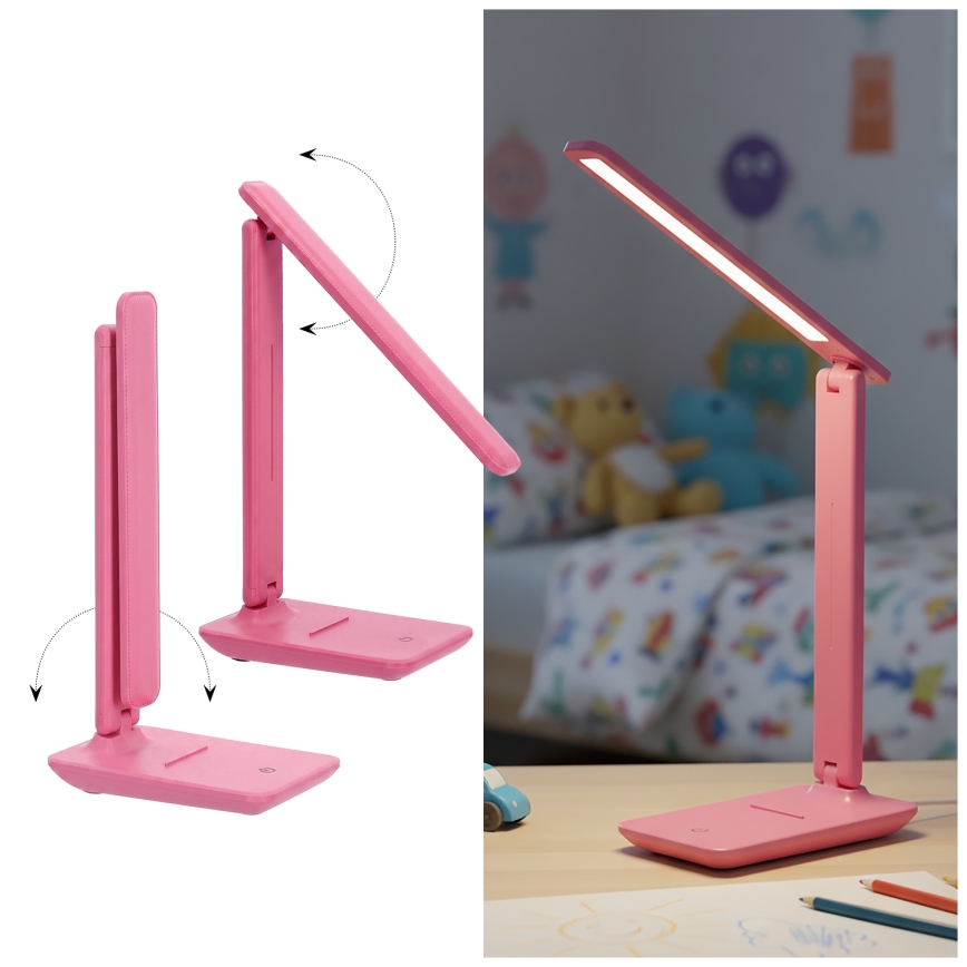 Brilagi - Dimbare LED tafellamp MODO LED/7W/230V 3000/4000/6500K roze