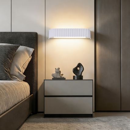 Brilagi - LED-dimbare wandlamp FALCON MODERN LED/14W/230V 3000-6000K 40 cm wit + afstandsbediening