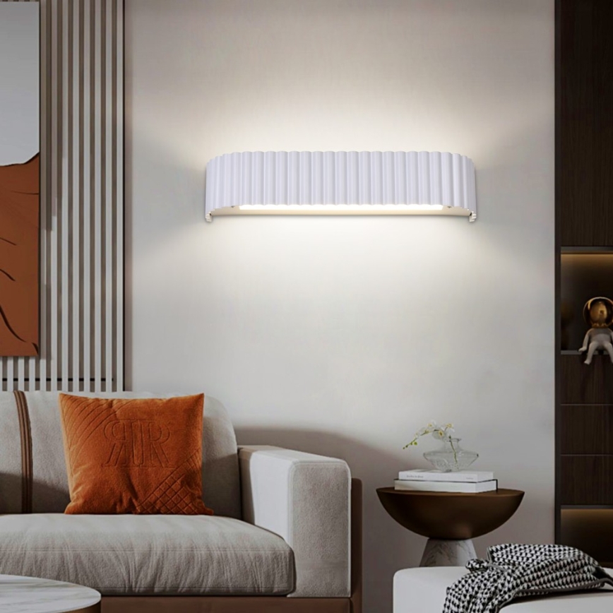 Brilagi - LED-dimbare wandlamp FALCON MODERN LED/14W/230V 3000-6000K 40 cm wit + afstandsbediening