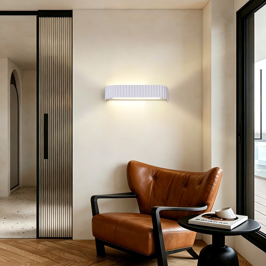 Brilagi - LED-dimbare wandlamp FALCON MODERN LED/14W/230V 3000-6000K 40 cm wit + afstandsbediening