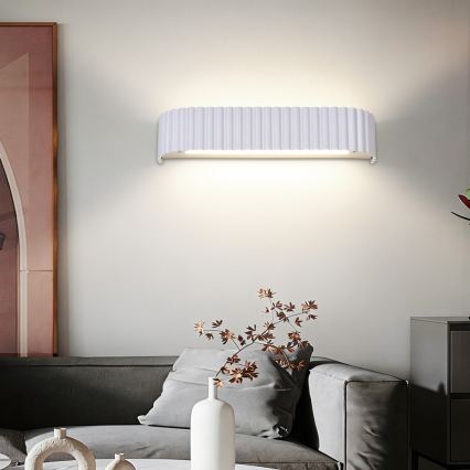 Brilagi - LED-dimbare wandlamp FALCON MODERN LED/14W/230V 3000-6000K 40 cm wit + afstandsbediening