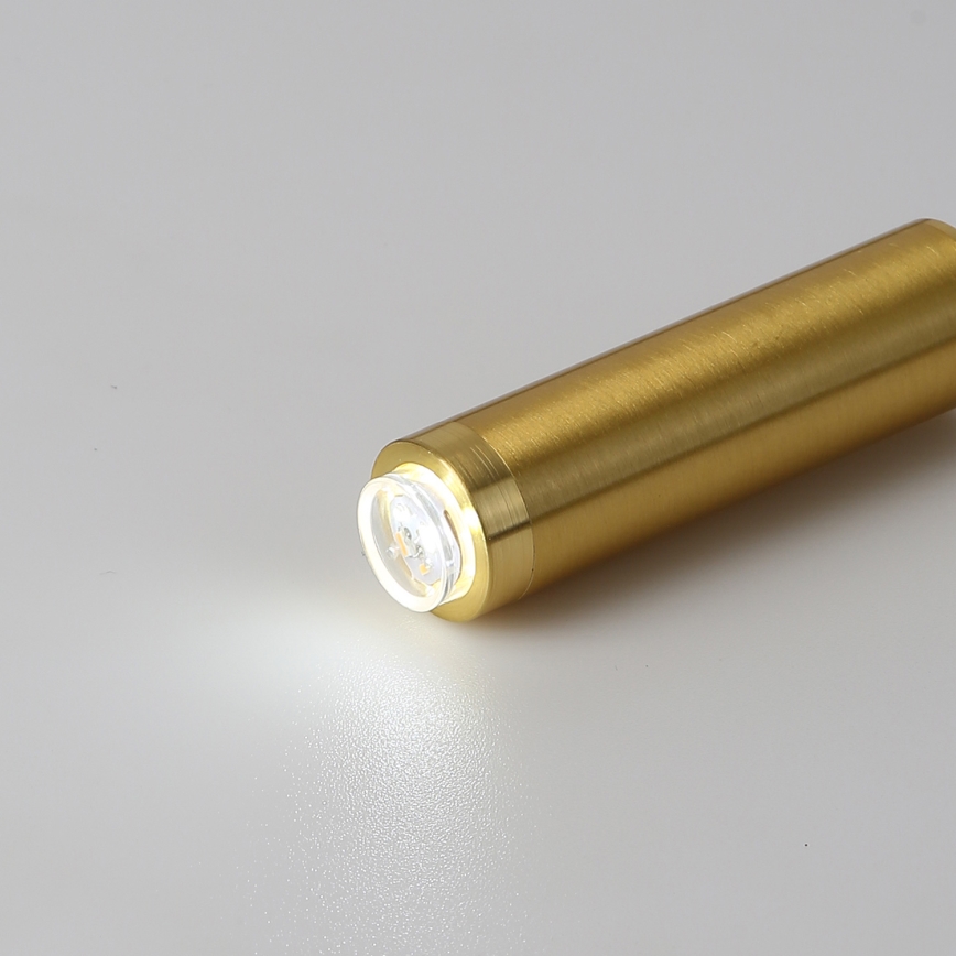 Brilagi - Dimbare LED wandspot MAYA 1xG9/4W/230V wit/goud