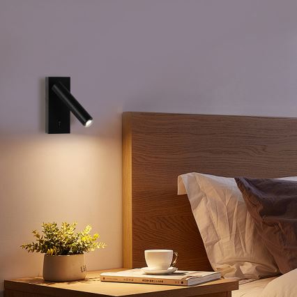 Brilagi - Dimbare LED wandspot MAYA 1xG9/4W/230V zwart