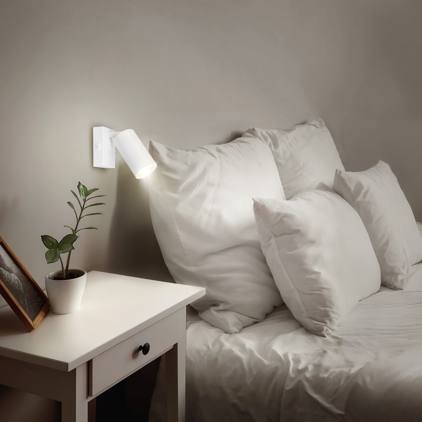 Brilagi - LED RGBW dimbare wandspot SELE 1xGU10/4,8W/230V 3000K wit + afstandsbediening