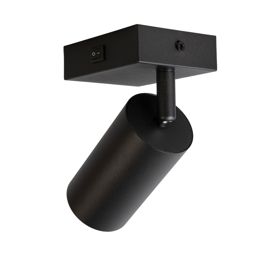 Brilagi - LED RGBW dimbare wandspot met schakelaar SELE 1xGU10/4,8W/230V 3000K zwart + afstandsbediening