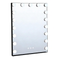 Brilagi - Dimbare make-upspiegel HOLLYWOOD LED/15W/230V 3000/4000/6500K 55x70 cm zwart