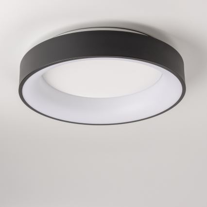 Brilagi - LED-dimbare plafondlamp FALCON LED/80W/230V 3000-6500K Ø 60 cm zwart + afstandsbediening