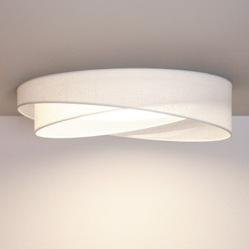 BRILAGI - Dimbare plafondlamp VELVET TWIST LED/36W/230V 3000-6000K Ø 65 cm Wi-Fi Tuya Beacon wit + afstandsbediening