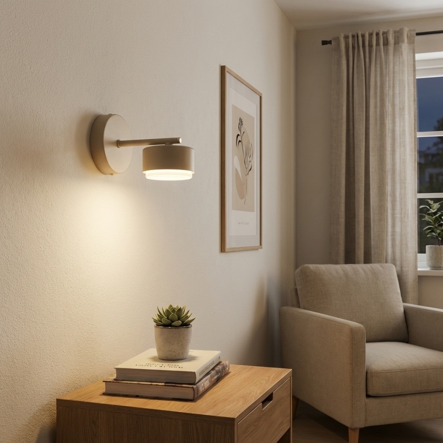 Brilagi - LED RGB+CCT dimbare wandlamp MONO 1xGX53/14W/230V 2700-6500K Wi-Fi Tuya beige