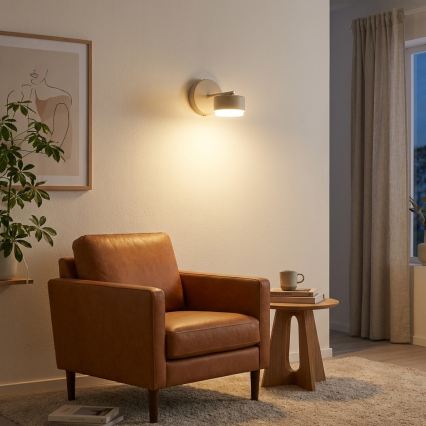 Brilagi - LED RGB+CCT dimbare wandlamp MONO 1xGX53/14W/230V 2700-6500K Wi-Fi Tuya beige