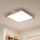 Brilagi - Dimbare SLIMFRAME WOOD LED-plafondlamp LED/58W/230V 64x64 cm 3000-6000K bruin + afstandsbediening