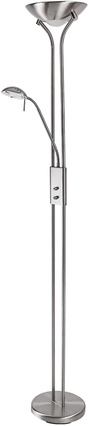 Brilagi - Dimbare staande lamp SCARLETT 1xR7s/230W/230V + 1xG9/40W mat chroom