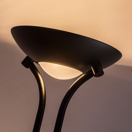 Brilagi - Dimbare vloerlamp SCARLETT 1xR7s/230W/230V + 1xG9/40W zwart