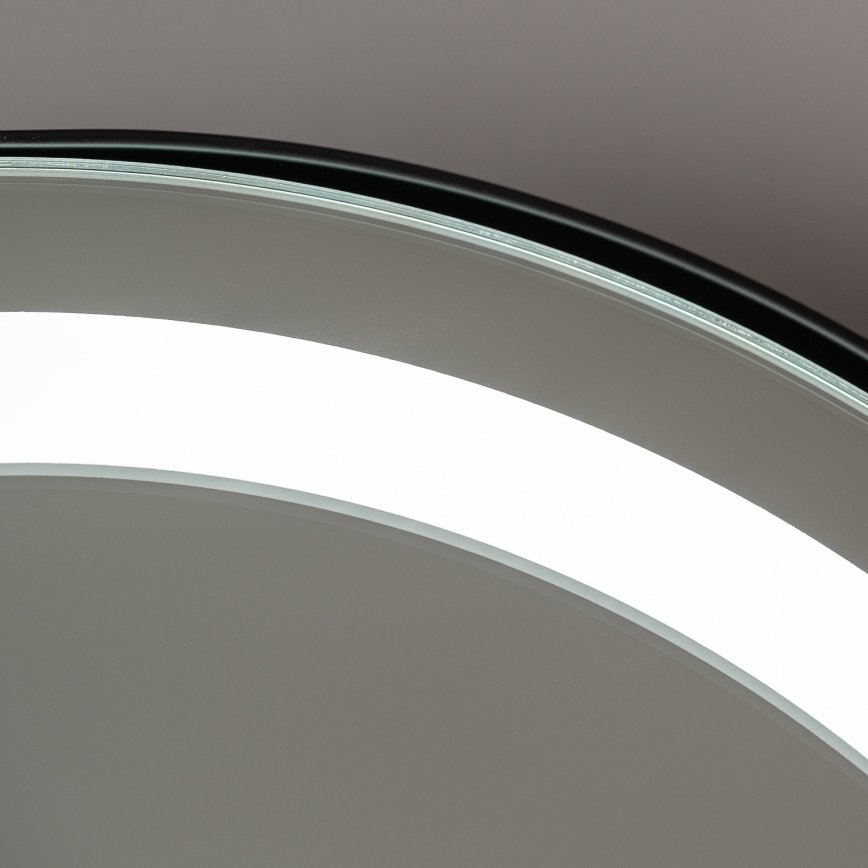 BRILAGI - dimbare LED-make-upspiegel CALIFORNIA LED/14W/230V 3000/4000/6500K 41x40 cm zwart