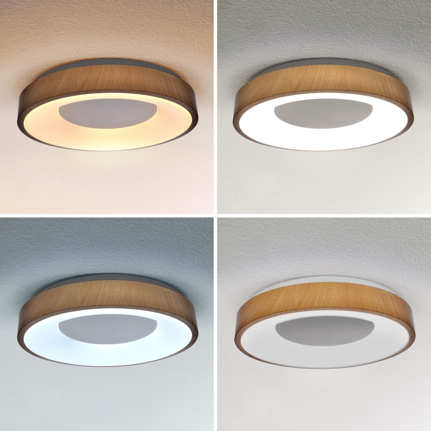 Brilagi - LED dimbare plafondlamp DORIA LED/48W/230V 3000-6500K Ø 39 cm + afstandsbediening