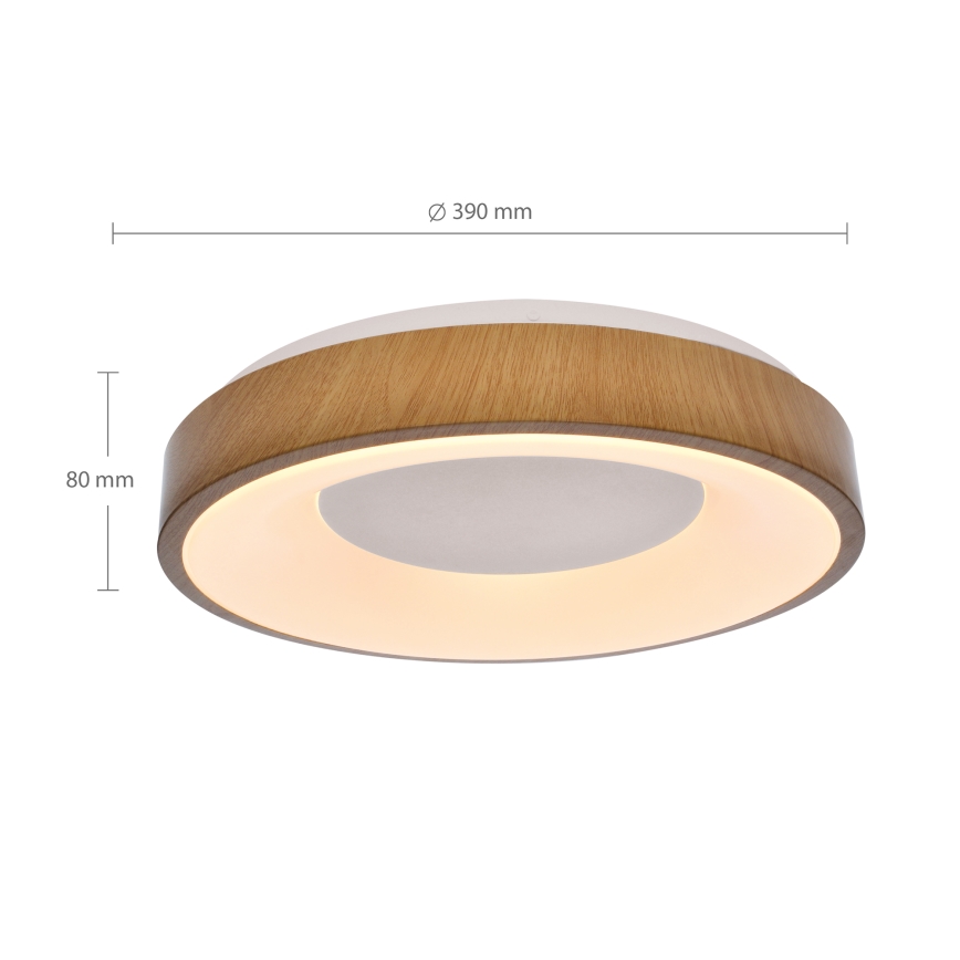 Brilagi - LED dimbare plafondlamp DORIA LED/48W/230V 3000-6500K Ø 39 cm + afstandsbediening
