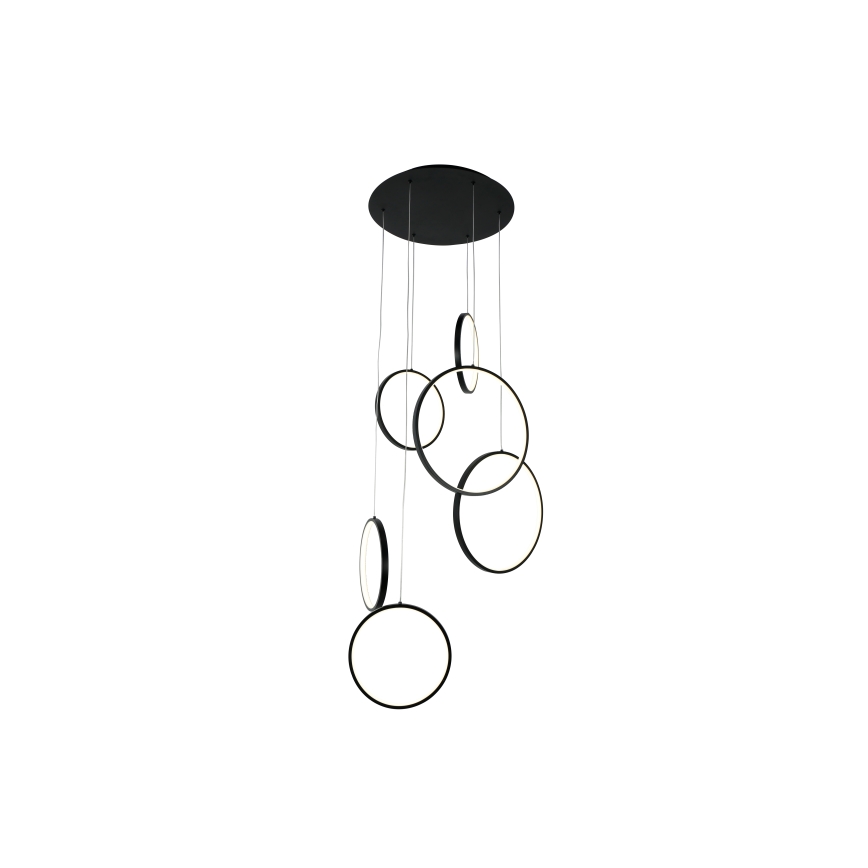 Brilagi - ECHO LED-hanglamp met kabel, 80W, 230V, 4000K, Ø 50 cm, zwart