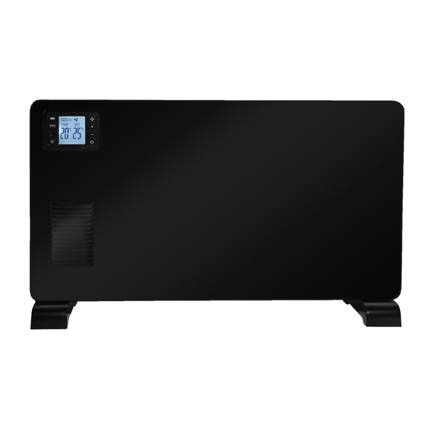 Brilagi - Elektrische convectorkachel 1000/1300/2300W LCD/timer/TURBO/thermostaat zwart + AB