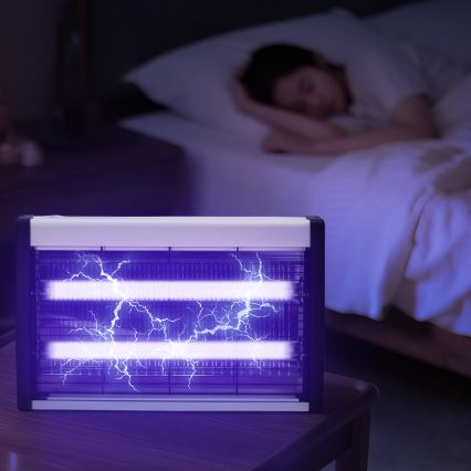 Brilagi - Elektrische insectenvanger 2xUV/10W/230V 60 m2
